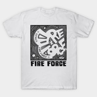 Japan Anime Fire Force Shinra Kusakabe Double-sided Print T Shirt Graphics  Manga T-Shirt Men's Women's Cotton Tees Streetwear