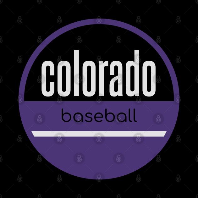 Colorado baseball by BVHstudio
