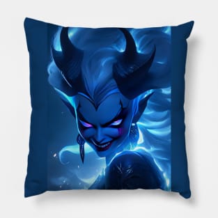 Cool Devil girl Pillow