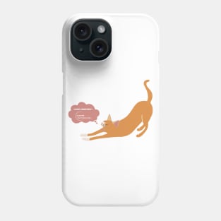 Yellow cat Phone Case