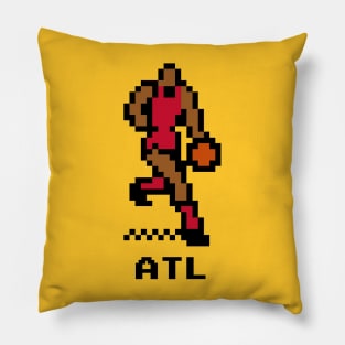 8-Bit Basketball - Atlanta Pillow