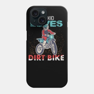 Youth Motorcross, Boys Dirt Bike Phone Case