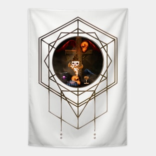 Funny halloween design Tapestry