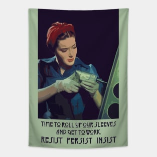 Rosie the Riveter: time to get to work Tapestry