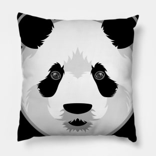 Panda face portrait Pillow