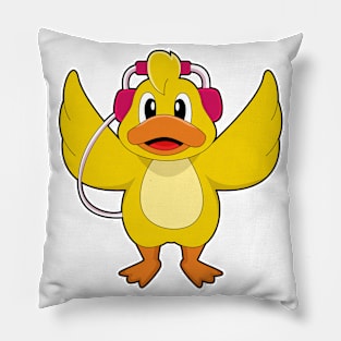 Duck Headphone Music Pillow