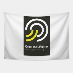 Once in a Lifetime Inspired Lyrics Design Tapestry