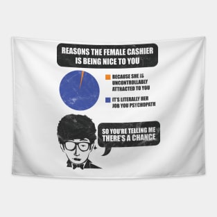 Nerd Gamer Flirt Expert Tapestry