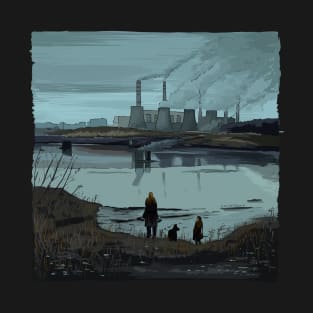 Andrei Tarkovsky´s Stalker Scene Illustration T-Shirt