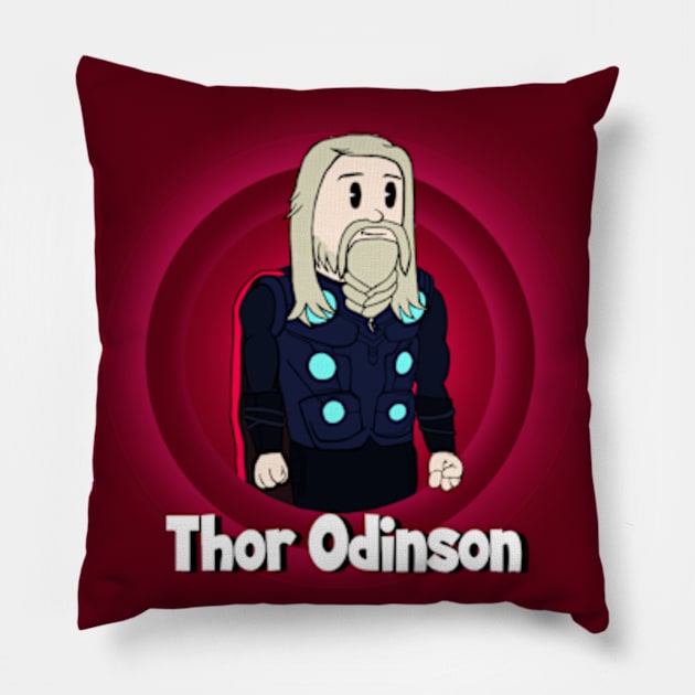 Thor Odinson Pillow by Arniisk