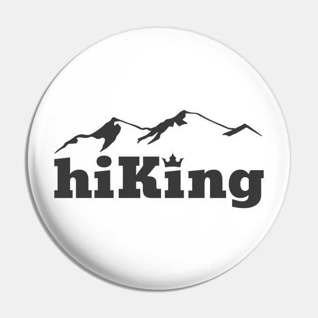 Weekend Fun Hiking Shirt Pin by Merch ArtsJet