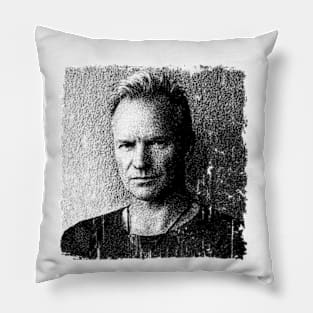 Sting #24 Vintage Pillow