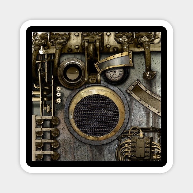 Steampunk 4 Magnet by PeggyNovak