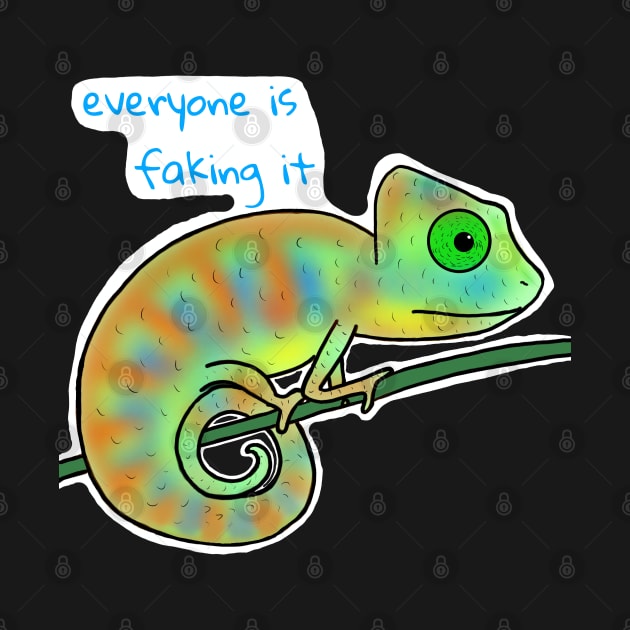 Imposter Syndrome Chameleon by Underbite Boutique