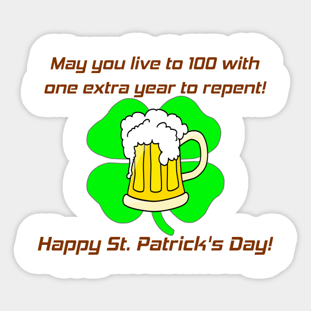 Happy St. Patrick's Day - Happy St Patricks Day - Sticker