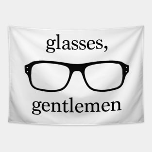 glasses, gentlemen Tapestry