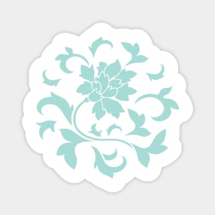 Oriental Flower – Limpet Shell – Circular Magnet