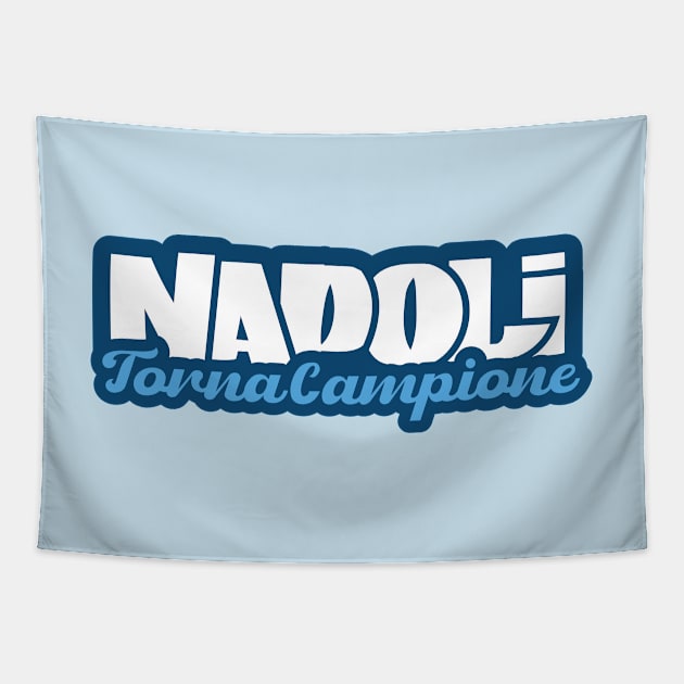 Napoli Torna Campione Tapestry by lounesartdessin