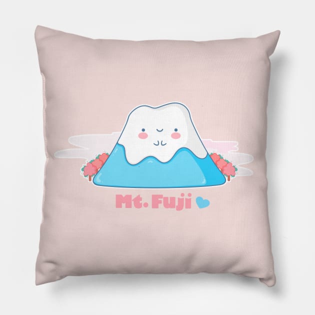 Fuji-san Pillow by Lani89