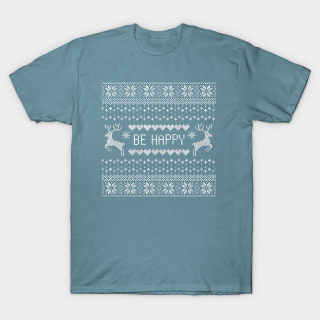 Discover Be Happy Ugly Christmas Sweater - World Of Walt - T-Shirt