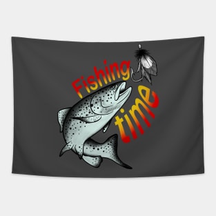 Fishing time Tapestry