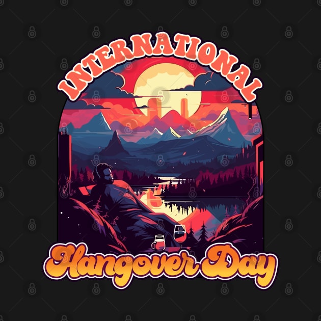 I Survived International Hangover Day August 6 Design by DanielLiamGill