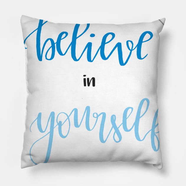 love yourself Pillow by art by Susmita