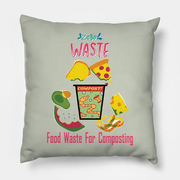 Zero Waste, Food Composting Pillow by vachala.a@gmail.com