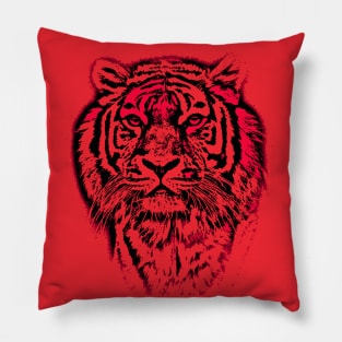 Tiger Red Head 03 Pillow