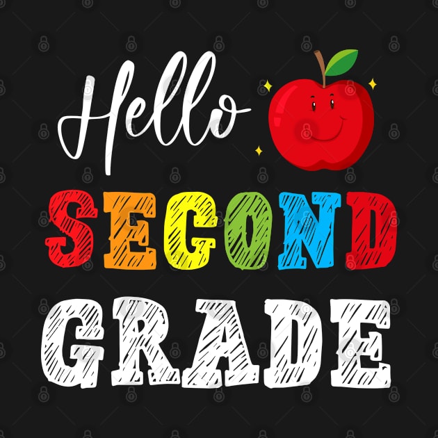 Hello Second Grade cool 2nd grade gifts for Kids boys girls by madani04