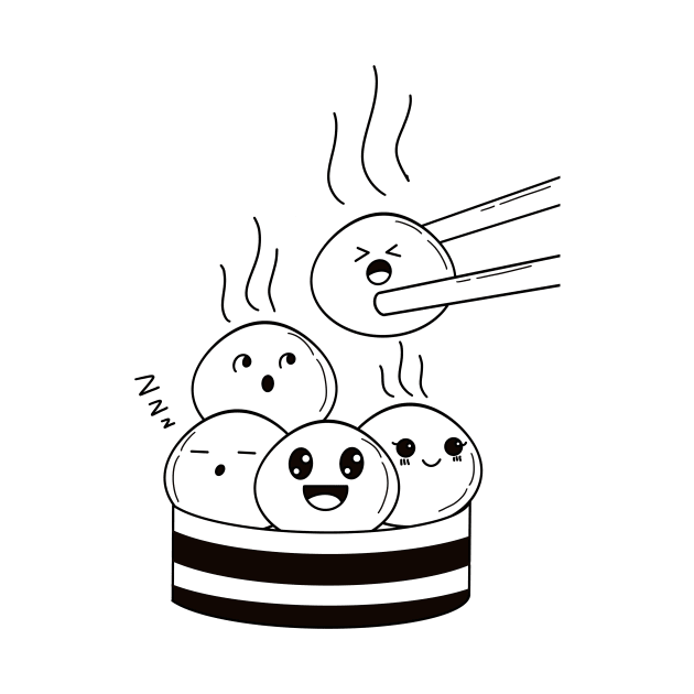 Doodle dimsum cute by You Can Doodle