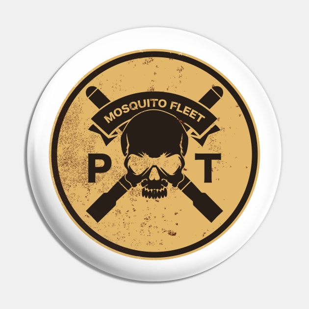 PT Boat Mosquito Fleet Patch (distressed) Pin by TCP