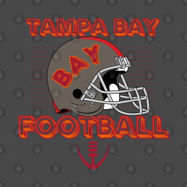 Tampa Bay Buccaneers Vintage Style by Borcelle Vintage Apparel 