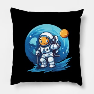 Cute Astronaut in space Pillow