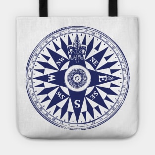 Nautical Compass | Vintage Compass | Tote