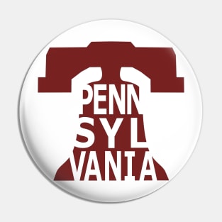 Pennsylvania, liberty bell Pin