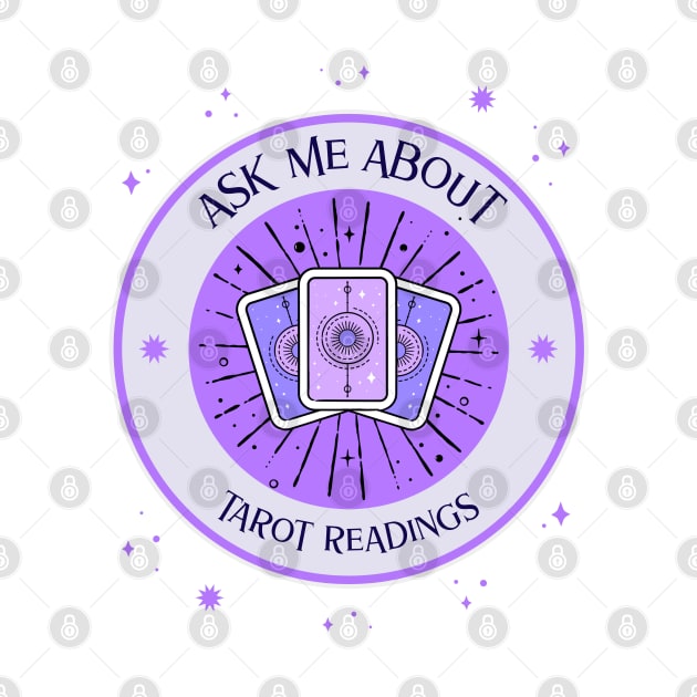 Ask me about tarot readings for tarot reader by Witchy Ways