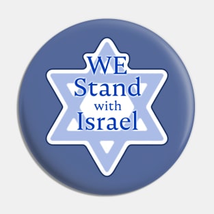 WE Stand with Israel Pin