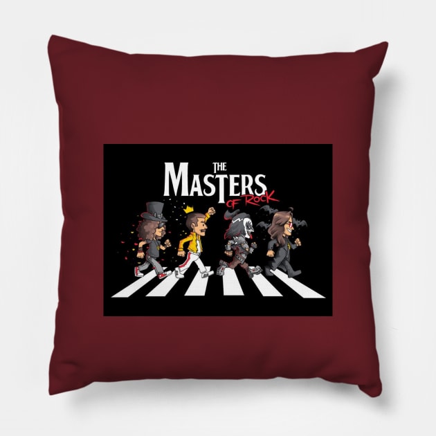 The Masters Of Rock Pillow by KEMOSABE