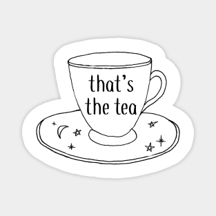 That's the Tea Drawing Sticker Magnet