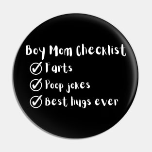 Boy mom checklist Pin