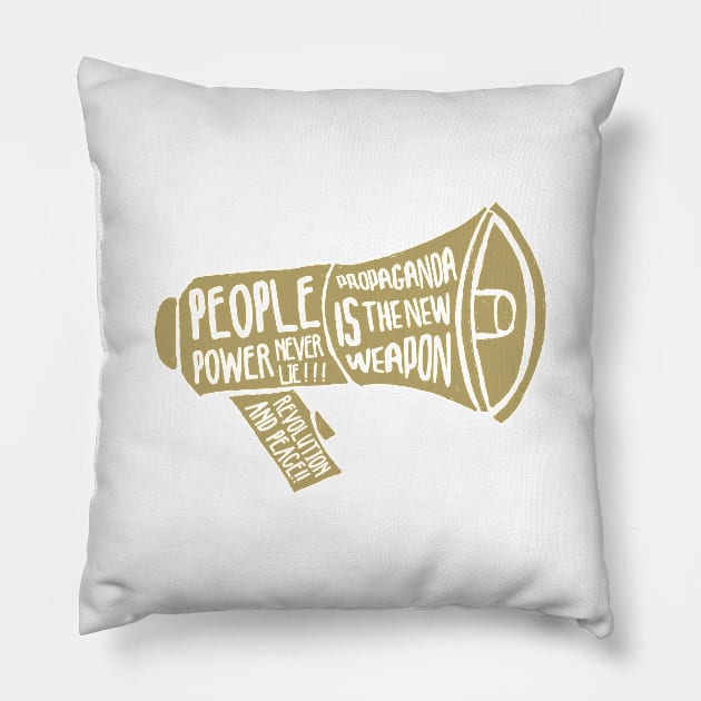 people Pillow by FUNNY LIFE