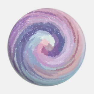 Magic Swirl of Various Cute Colors Pin