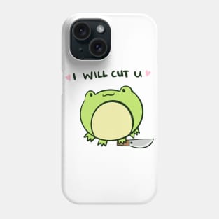 Threatening Froggy Phone Case