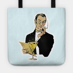 50 years old man smoking and stylish Tote