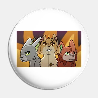 Twigbranch, Goldenflower, Squirrelflight Pin