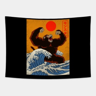 GREAT WAVE OF MONSTER Tapestry