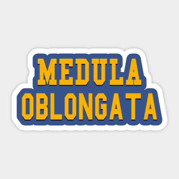 Medula Oblongata Waterboy Sticker Teepublic