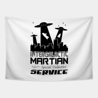 Martian Deliveries Tapestry