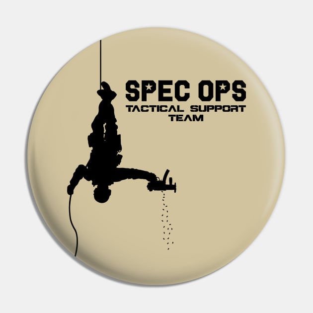 Spec Ops Tactical Support Team Pin by parashop